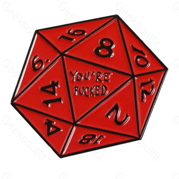 D&D Enamel Pins - Geeksoutfit