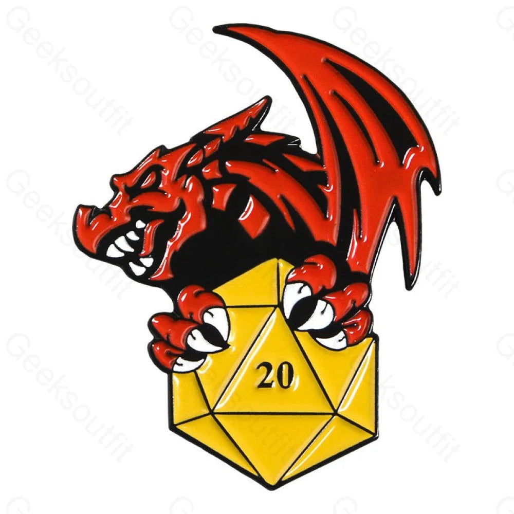 D&D Enamel Pins - Geeksoutfit