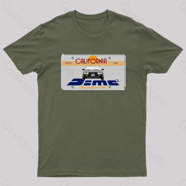 D=Mc² Vintage Art Geek T-Shirt Army Green / S
