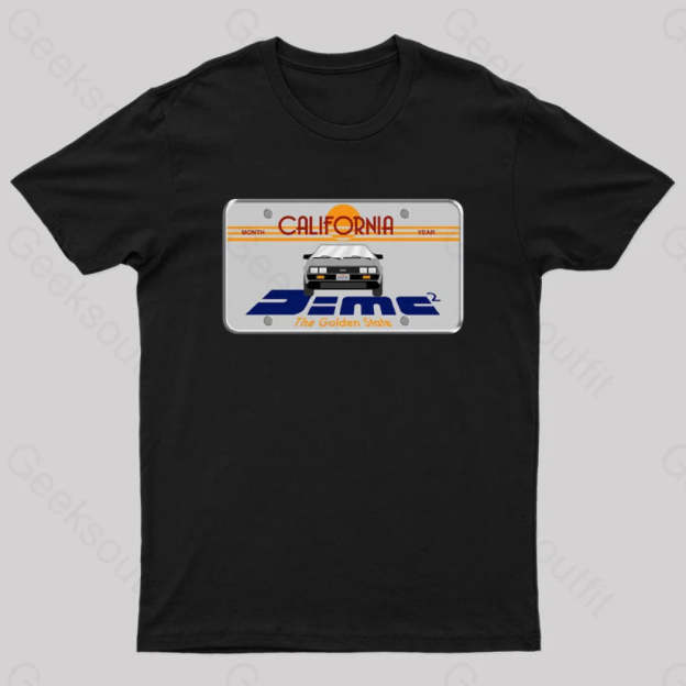 D=Mc² Vintage Art Geek T-Shirt Black / S