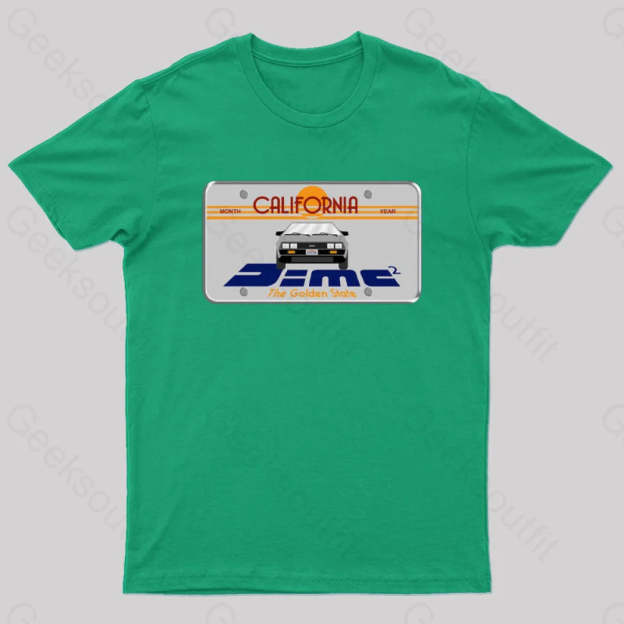 D=Mc² Vintage Art Geek T-Shirt Green / S