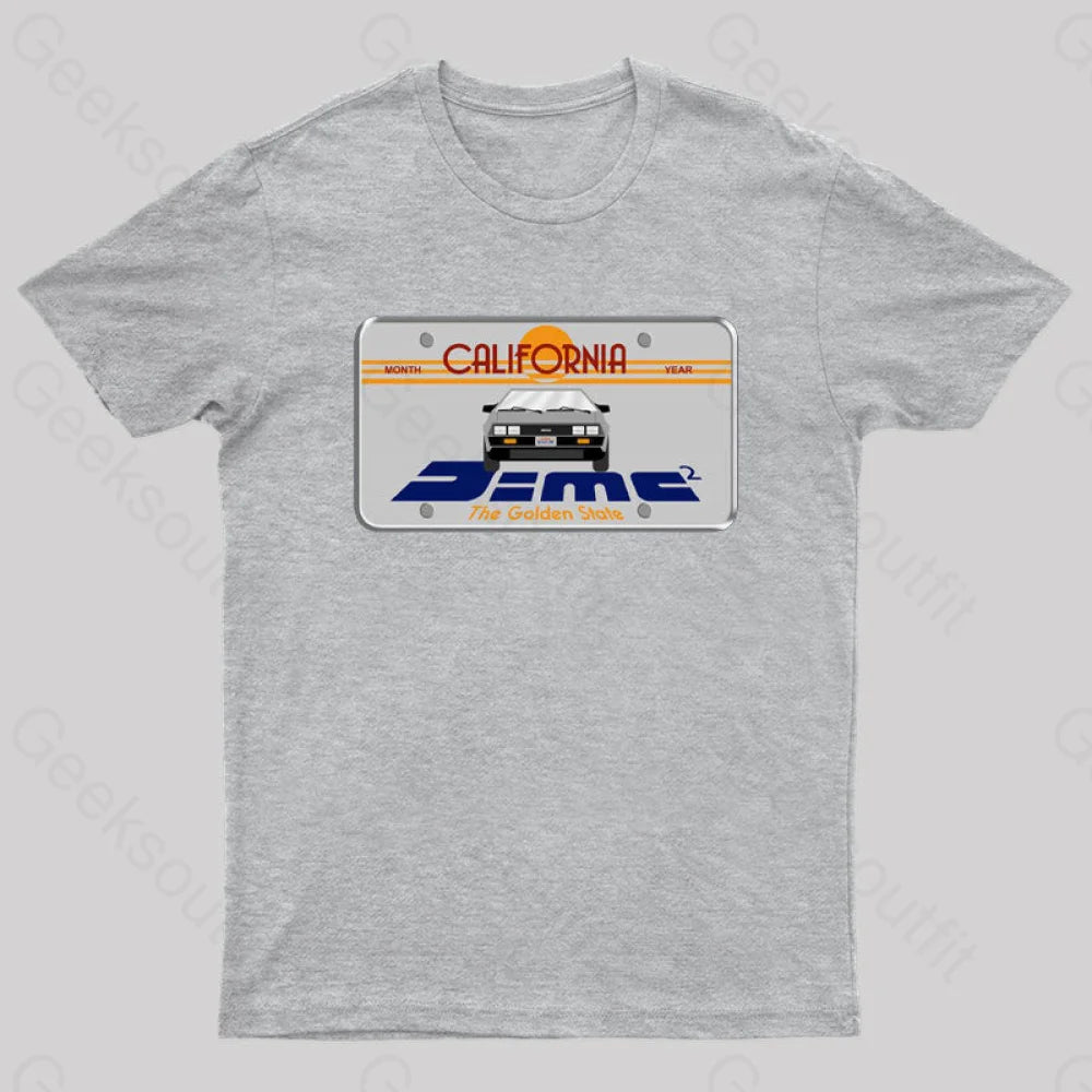 D=Mc² Vintage Art Geek T-Shirt Grey / S