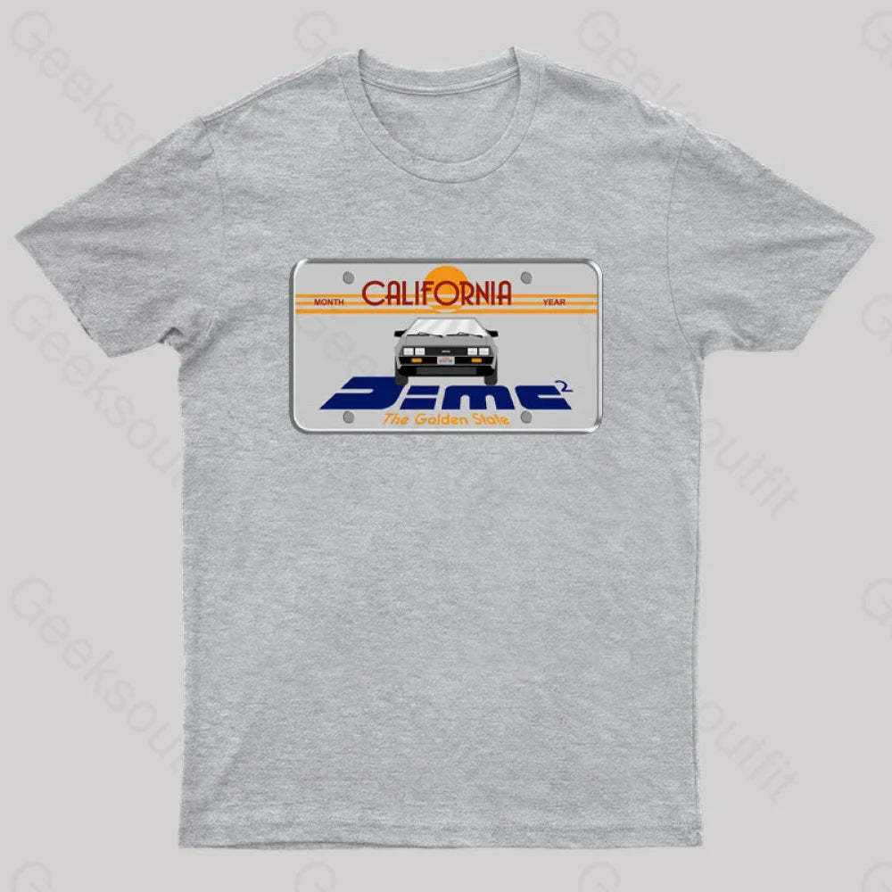 D=Mc² Vintage Art Geek T-Shirt Grey / S