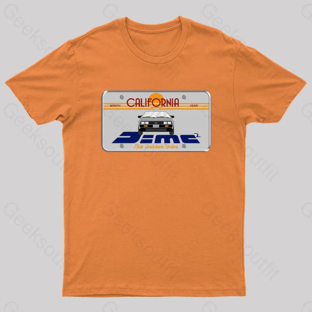 D=Mc² Vintage Art Geek T-Shirt Orange / S