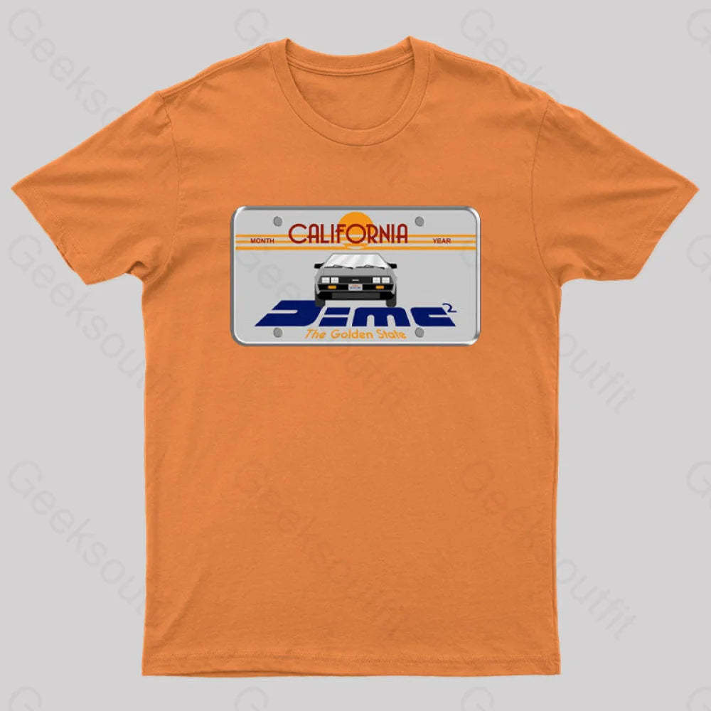 D=Mc² Vintage Art Geek T-Shirt Orange / S