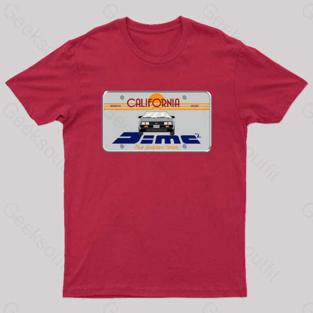D=Mc² Vintage Art Geek T-Shirt Red / S