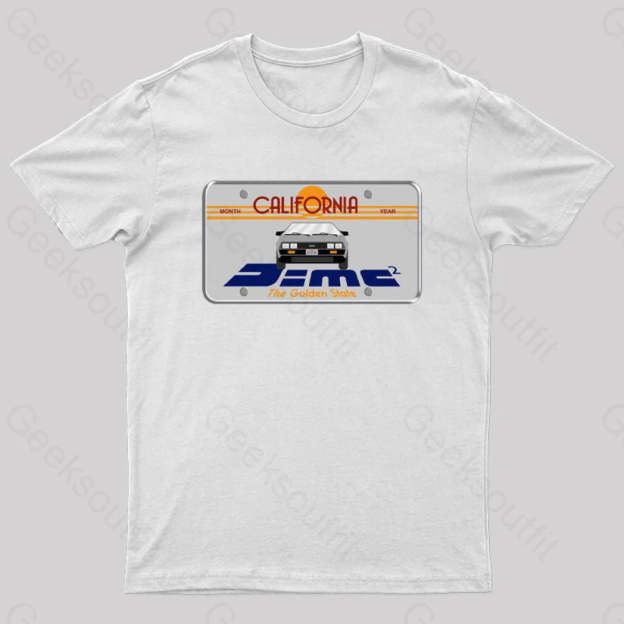 D=Mc² Vintage Art Geek T-Shirt White / S