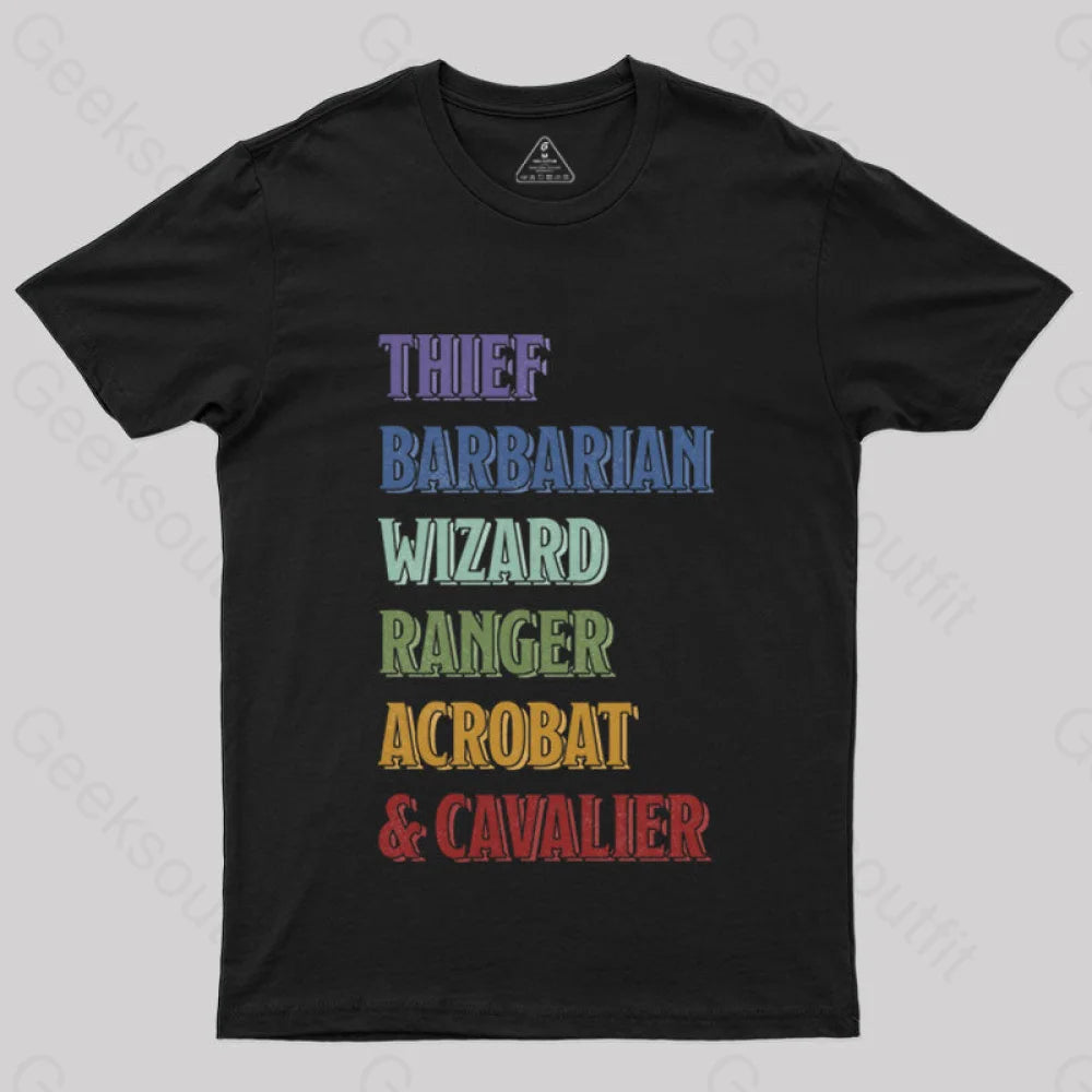 D&D Stack T-Shirt Black / S