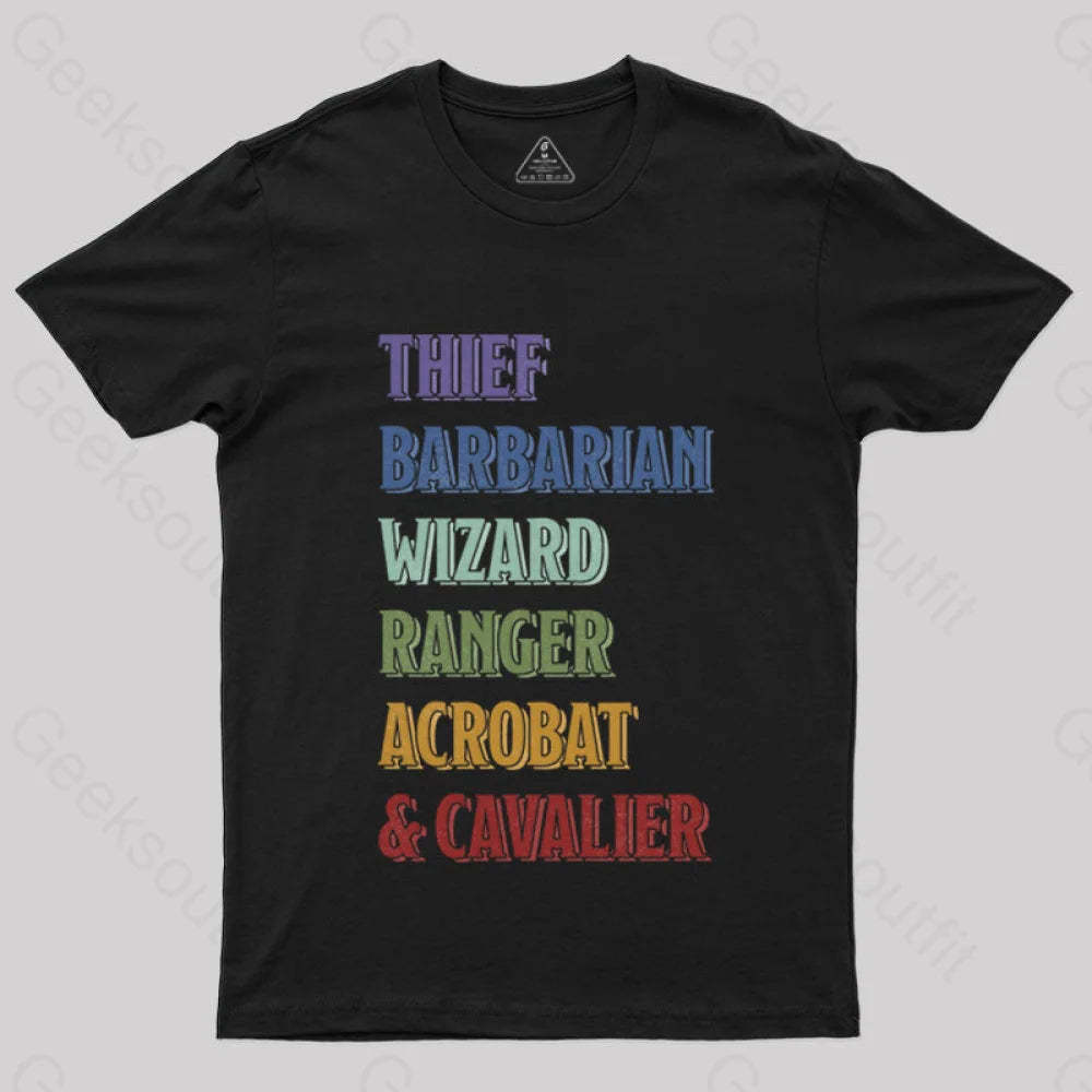 D&D Stack T-Shirt Black / S
