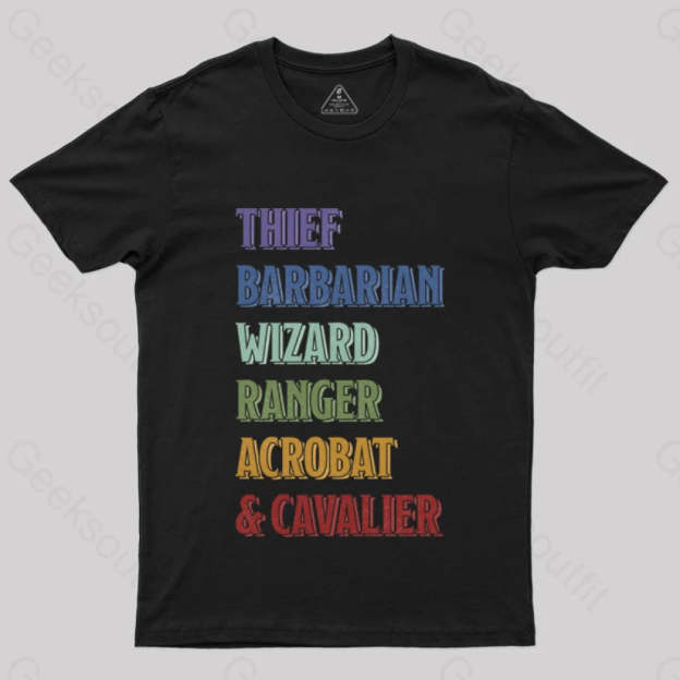 D&D Stack T-Shirt Black / S