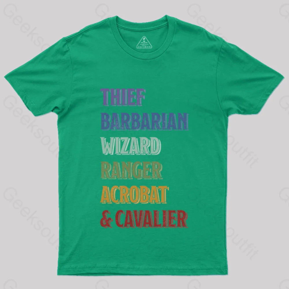 D&D Stack T-Shirt Green / S