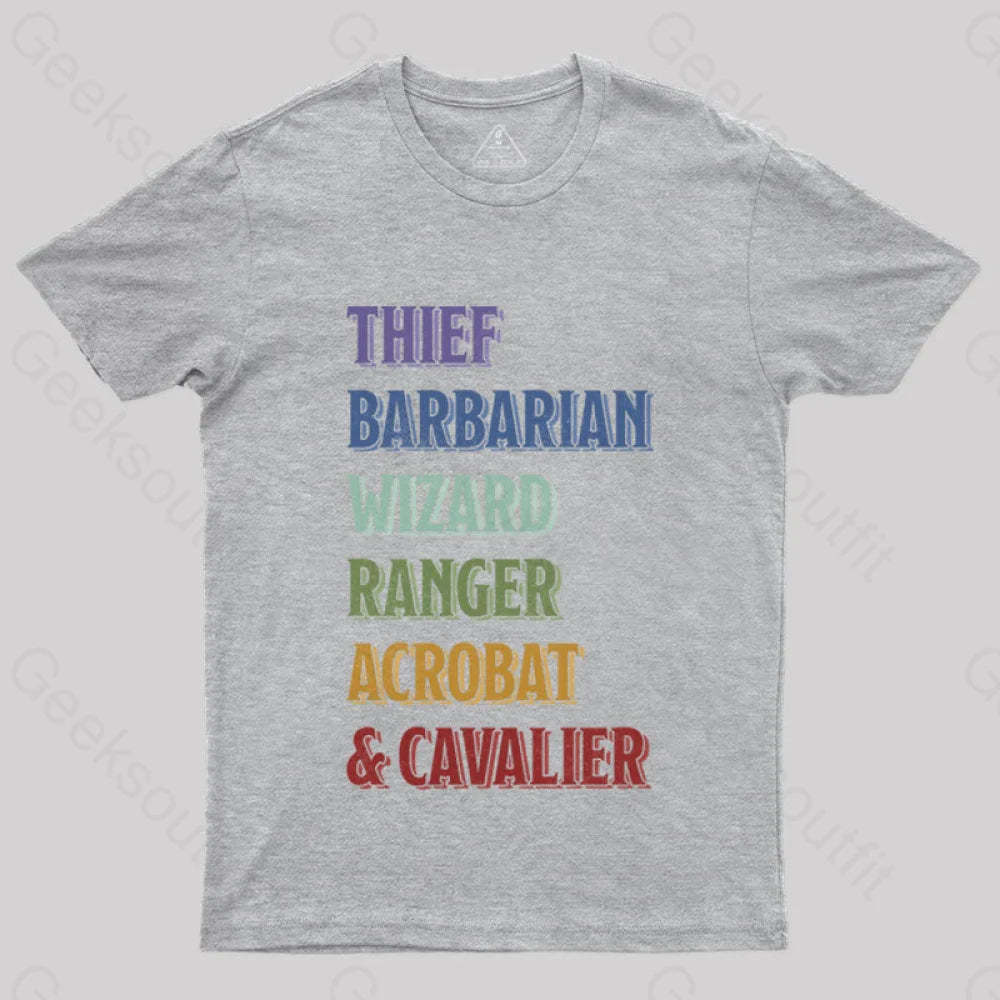 D&D Stack T-Shirt Grey / S
