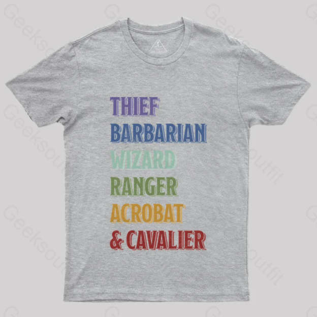 D&D Stack T-Shirt Grey / S
