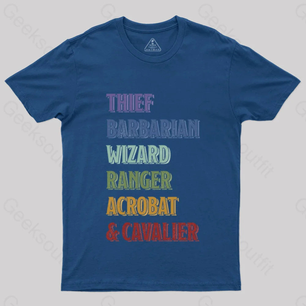 D&D Stack T-Shirt Navy / S