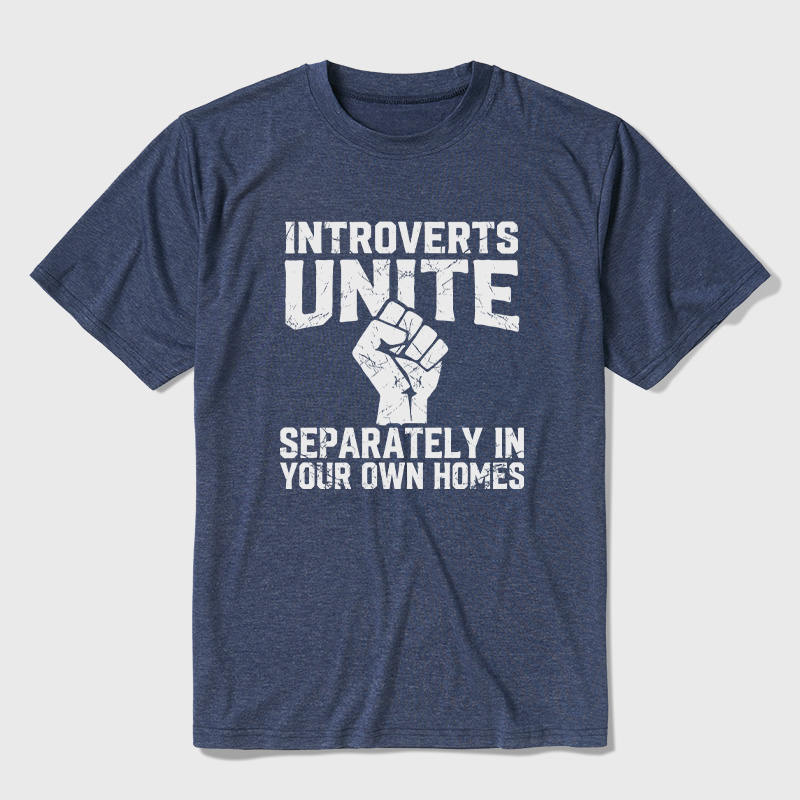 Introverts Unite Ultra Soft Heather Tee
