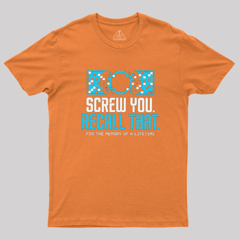Memory Of A Lifetime Geek T-Shirt
