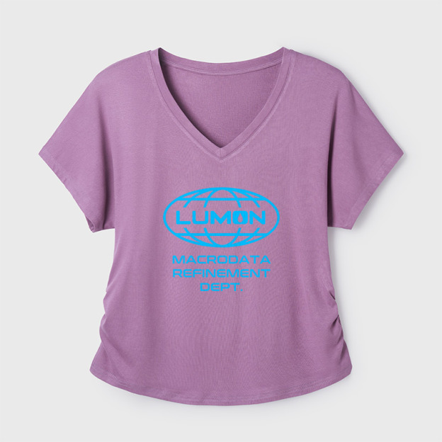 Lumon Scifi Geek Dolman Sleeve V-Neck Shirt