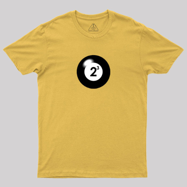 Funny Math 8 Ball Geek T-Shirt