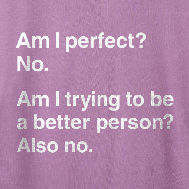 Am I Perfect No Geek Dolman Sleeve V-Neck Shirt