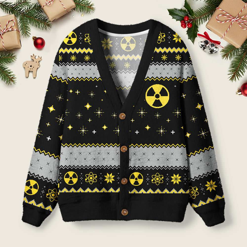 Legalize Recreational Plutonium Geek Ugly Cardigan Sweaters