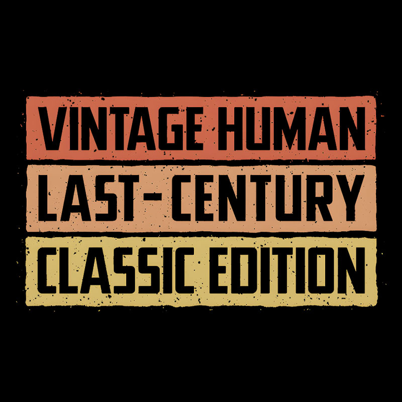 Vintage Human Geek T-Shirt