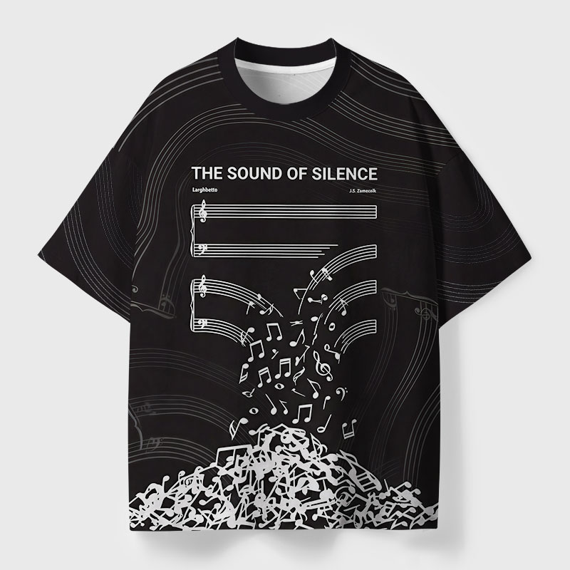 The Sound Of Silence Geek All-Over Print T-Shirt