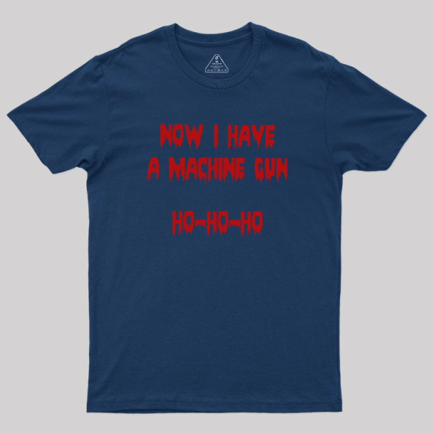 Ho-Ho-Ho Machine Gun Geek T-Shirt