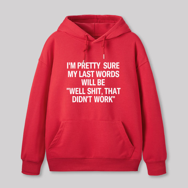 My Last Word Geek Hoodie
