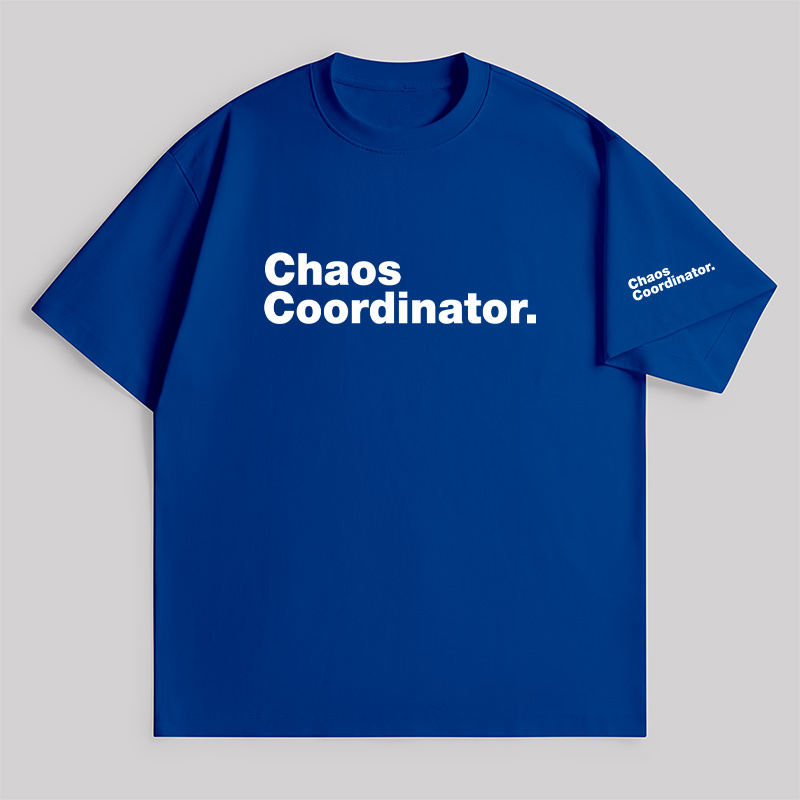 Chaos Coordinator Unisex Oversized T-shirt