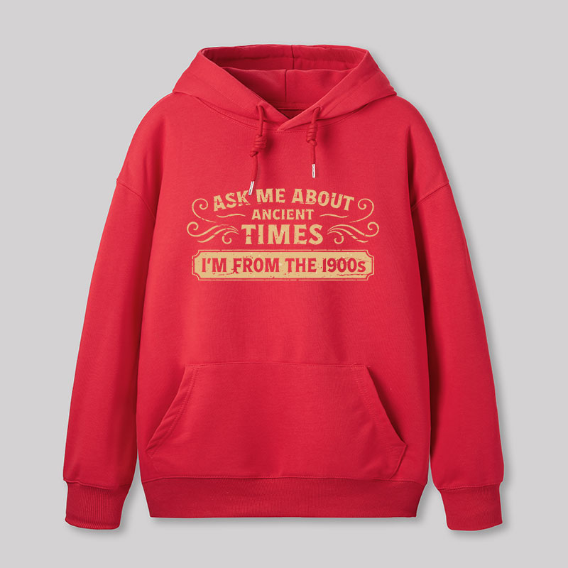 Ask Me About Ancient Times Geek Hoodie