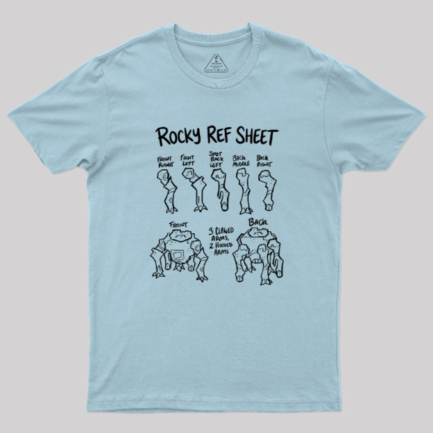 Rocky Ref Sheet Geek T-Shirt