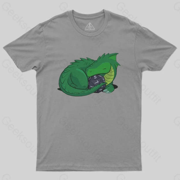 D20 Green Dragon T-Shirt - Geeksoutfit