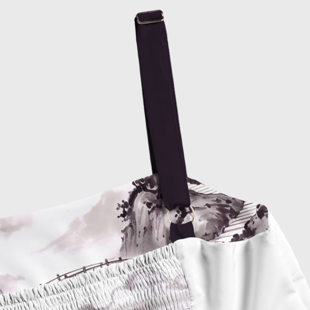 Oriental Mountain Ink Geek Tiered Cami Maxi Dress