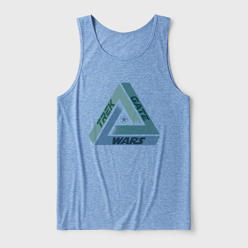 Sci-Fi Triangle Ultra Soft Heather Tank
