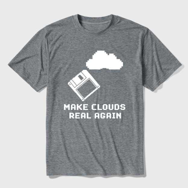 Make Cloud Real Again Ultra Soft Heather Tees