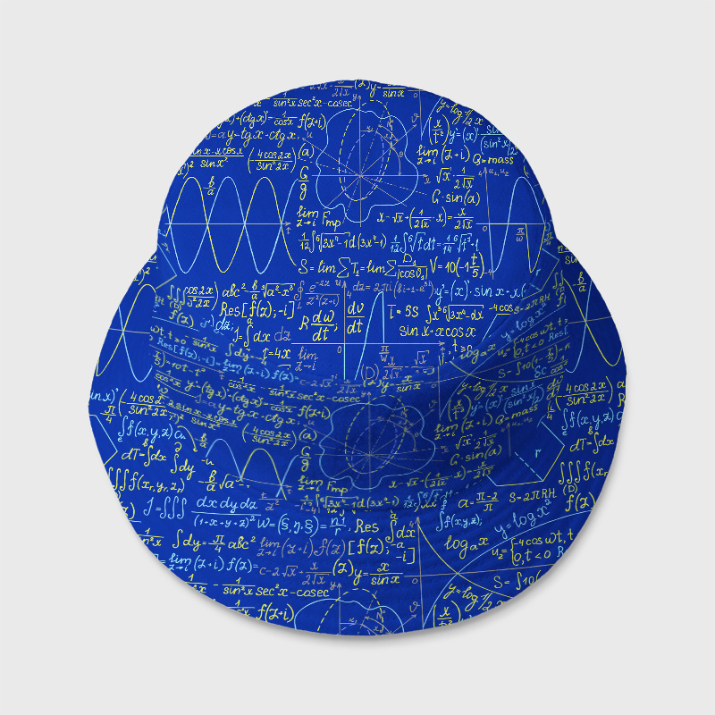 Math Function Curve Geek Bucket Hat