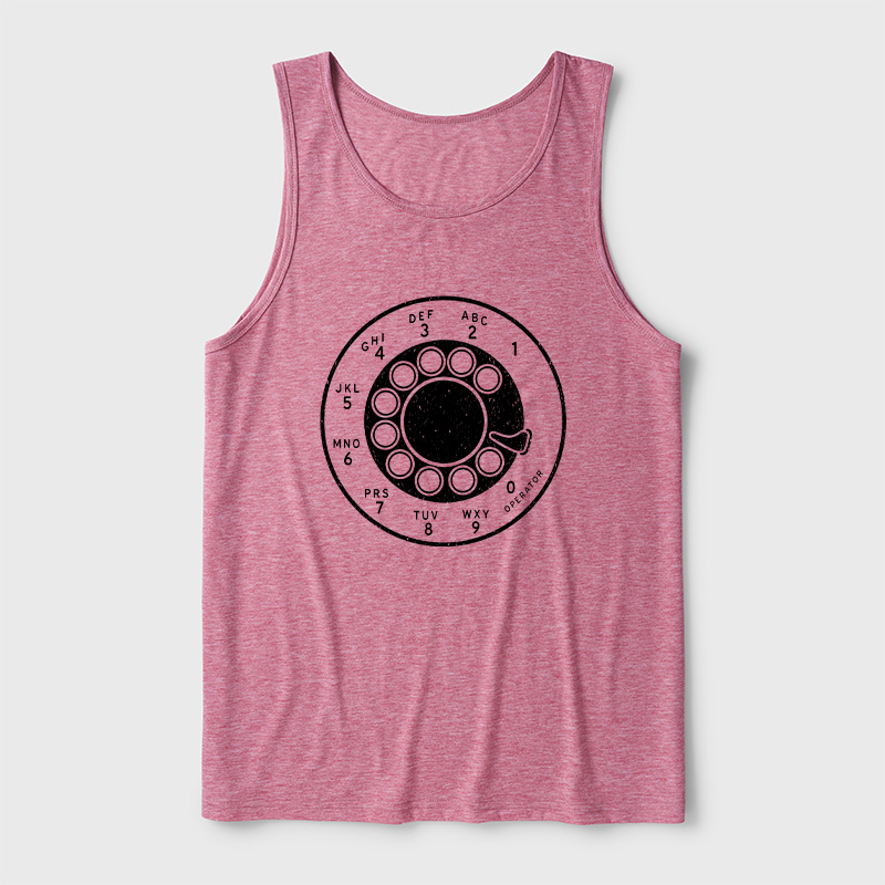 Rotary Dial Vintage Ultra Soft Heather Tank