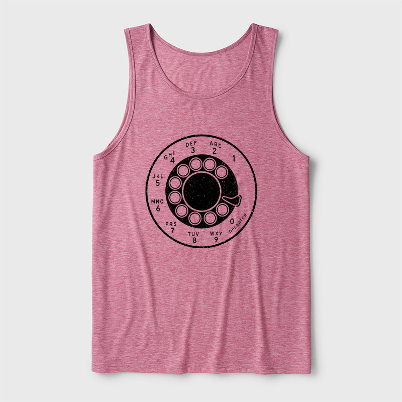 Rotary Dial Vintage Ultra Soft Heather Tank