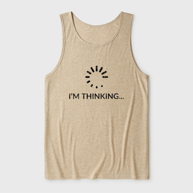 I'm Thinking Ultra Soft Heather Tank