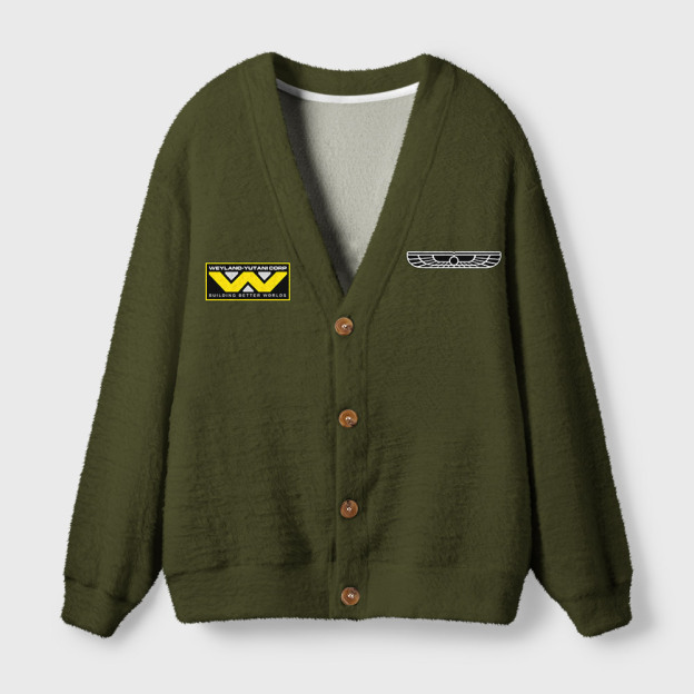 Weyland-Yutani Uniform Geek Ugly Cardigan Sweaters