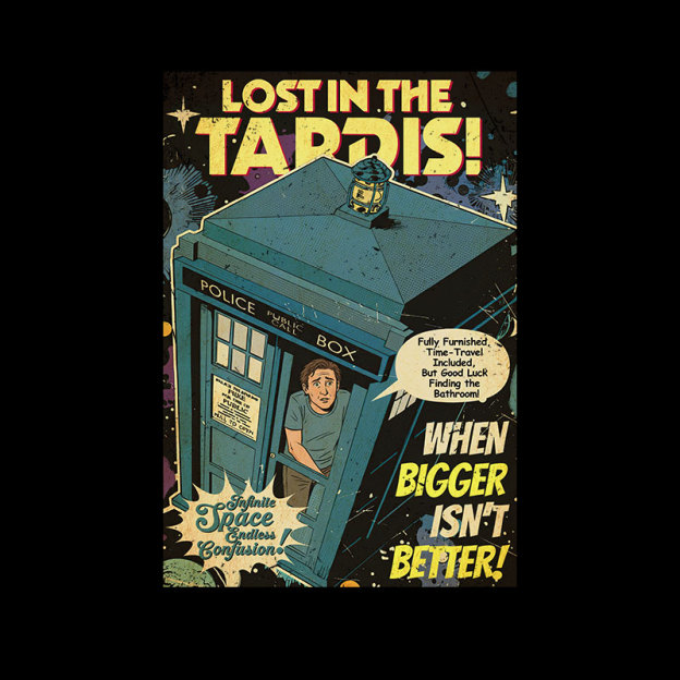 Lost in the TARDIS Geek T-Shirt
