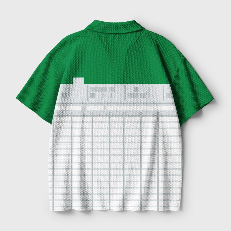Excel Nerd Geek Crochet Polo Shirt