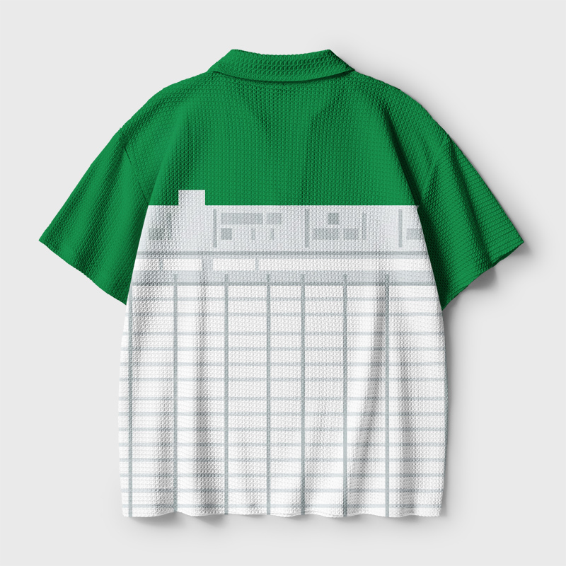 Excel Nerd Geek Crochet Polo Shirt