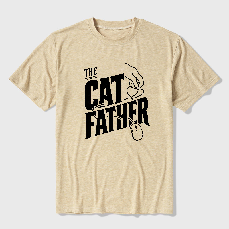 The Cat Father Ultra Soft Heather Tee