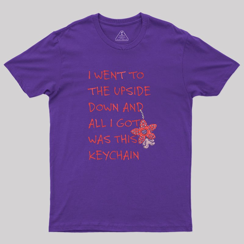 Upside Down Keychain Geek T-Shirt