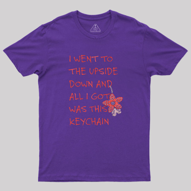 Upside Down Keychain Geek T-Shirt
