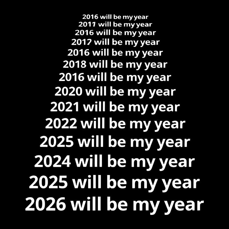 Next Year Will Be My Year Geek T-Shirt
