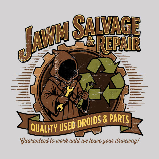 Galactic Junk Salvage Geek T-Shirt