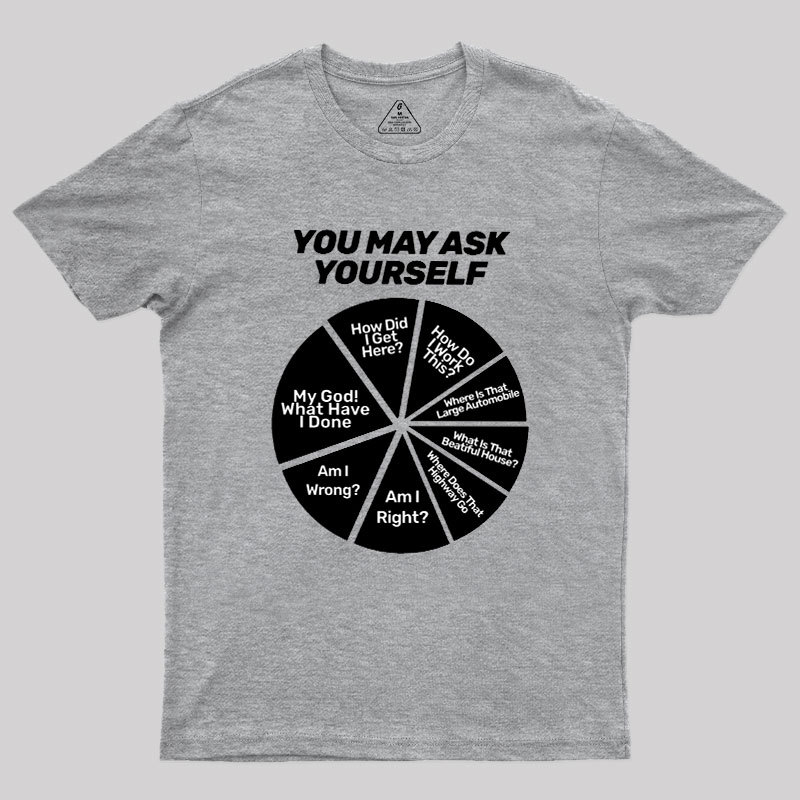 You May Ask Yourself Geek T-Shirt
