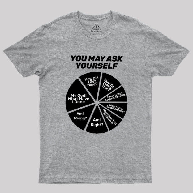 You May Ask Yourself Geek T-Shirt